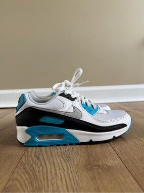 Nike Air Max 90 Retro Laser Blue Men’s Shoes Size 5 CJ6779-100